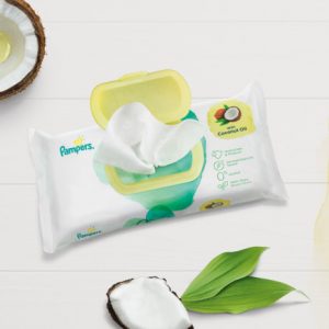 Pampers Coconut Pure Wipes