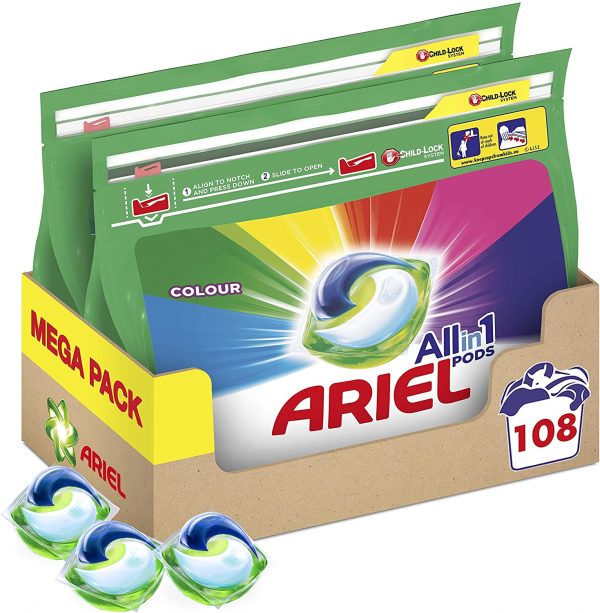Ariel pod washing liquid